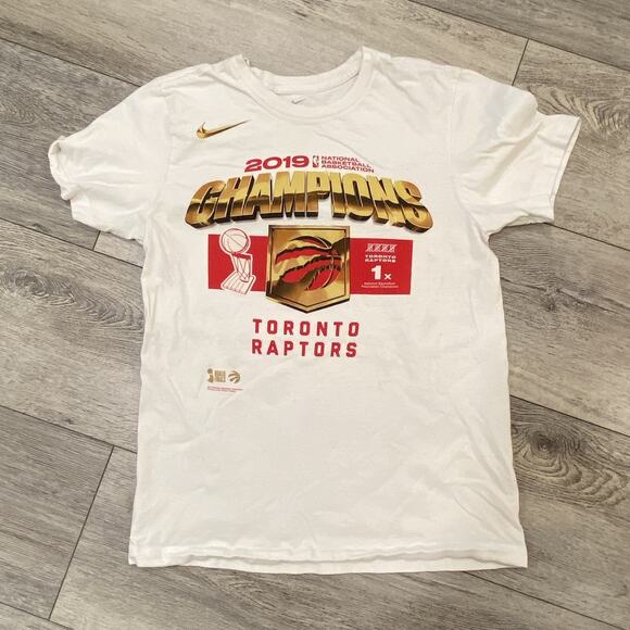 Toronto Raptors Shirt Mens Small NBA Basketball 2019 Champions Finals Nike Tee - Picture 1 of 5